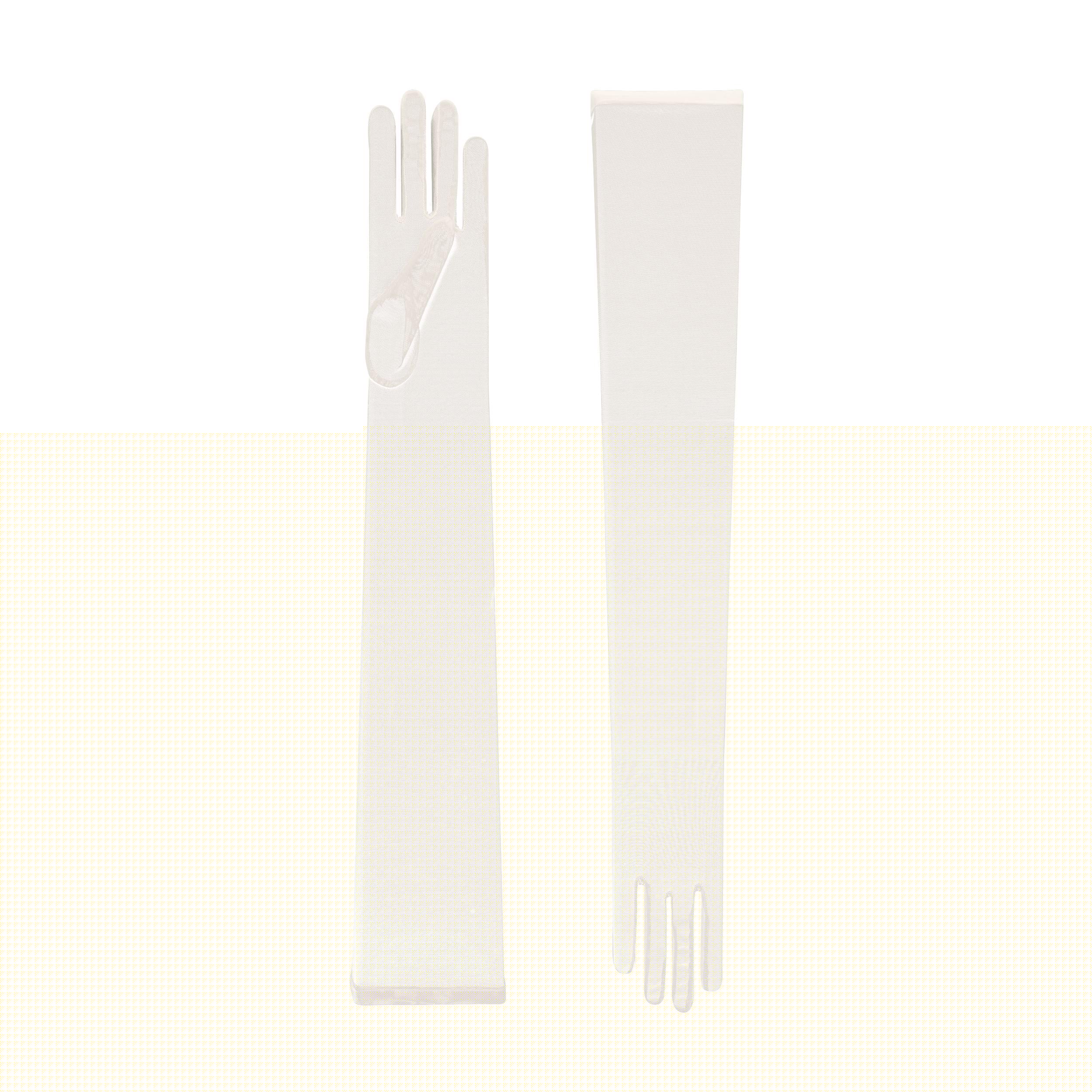 Arabella | Tulle Opera Glove-Ivory-Cornelia James