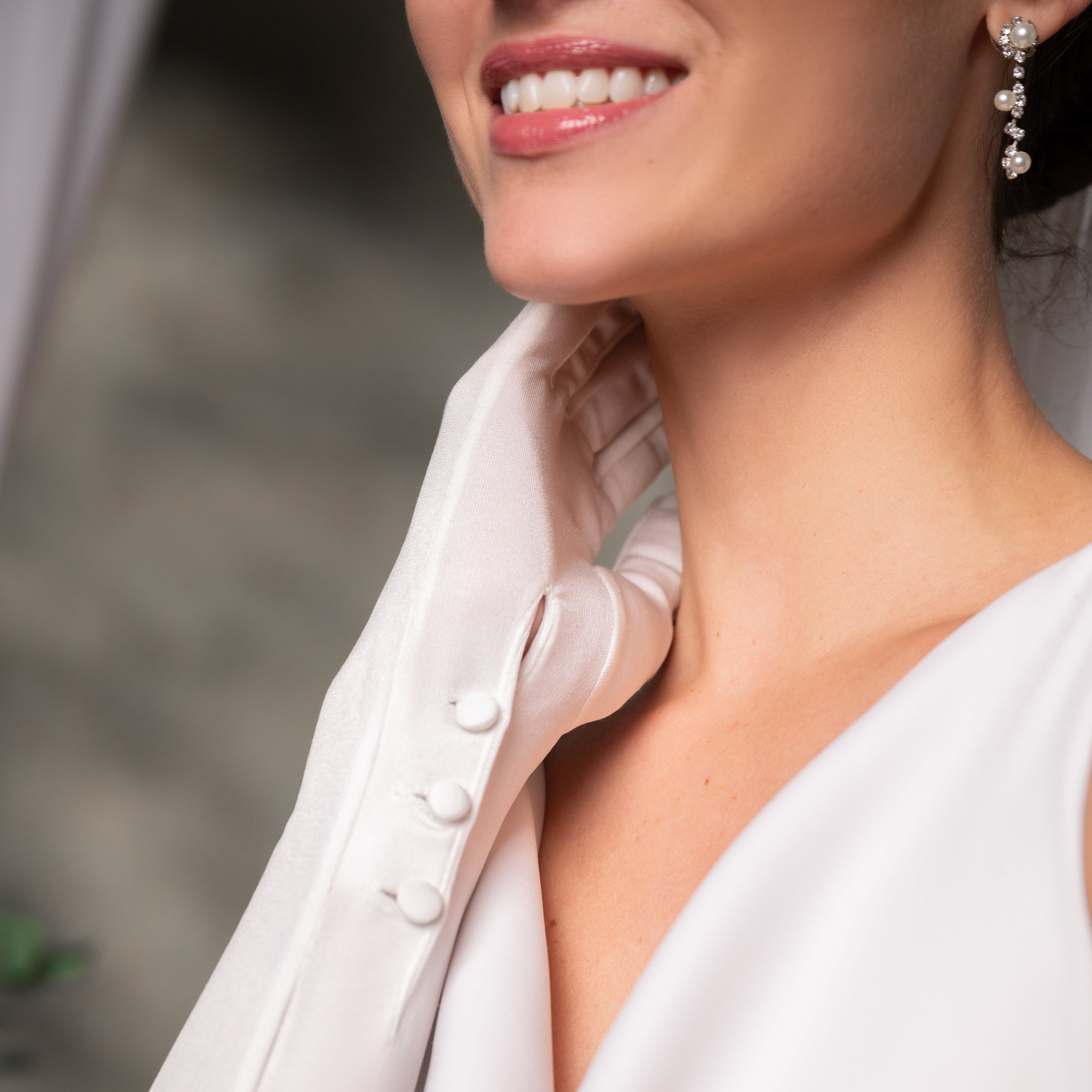 Theodora | Bridal Silk Opera Glove