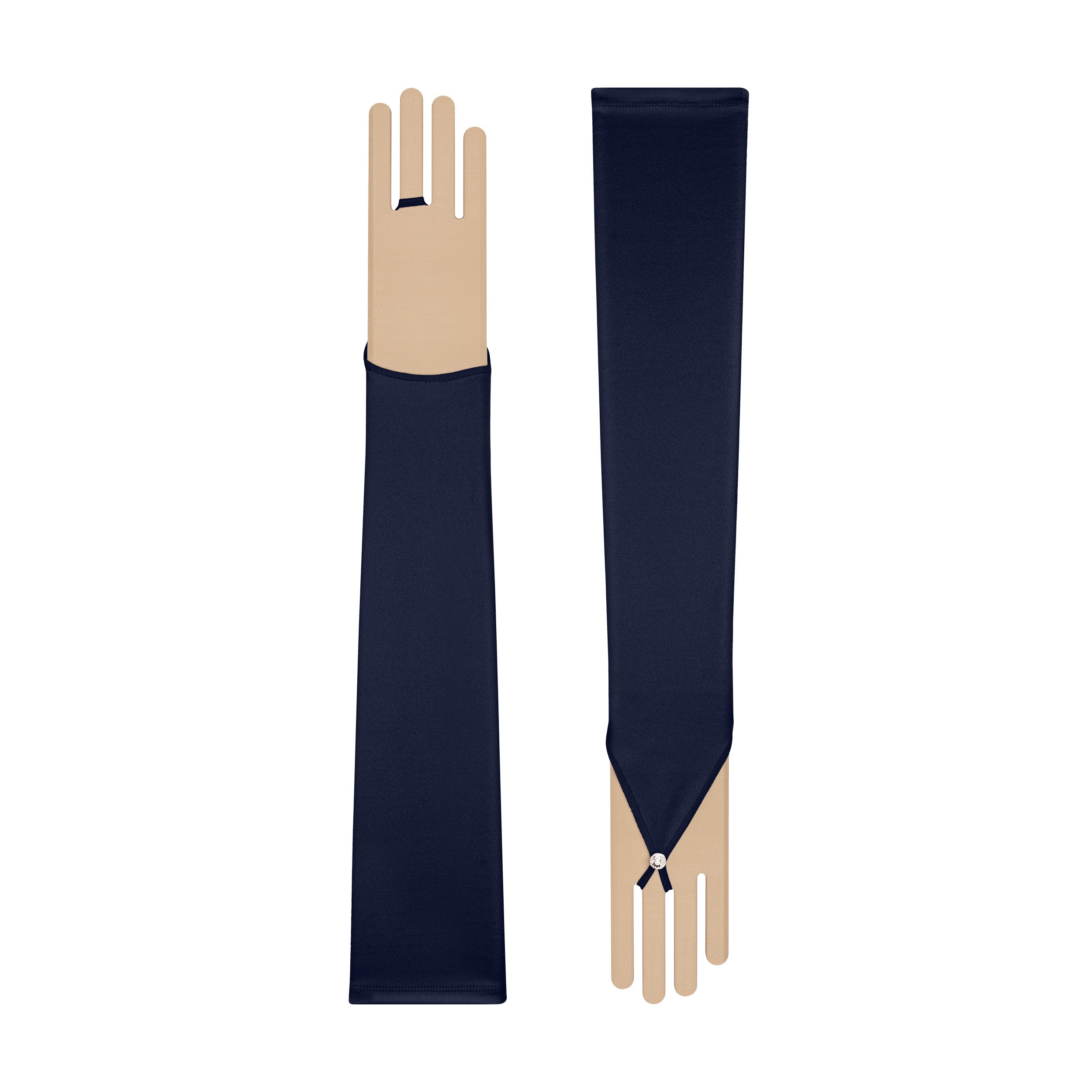 Cecelia | Satin Fingerless Opera Glove