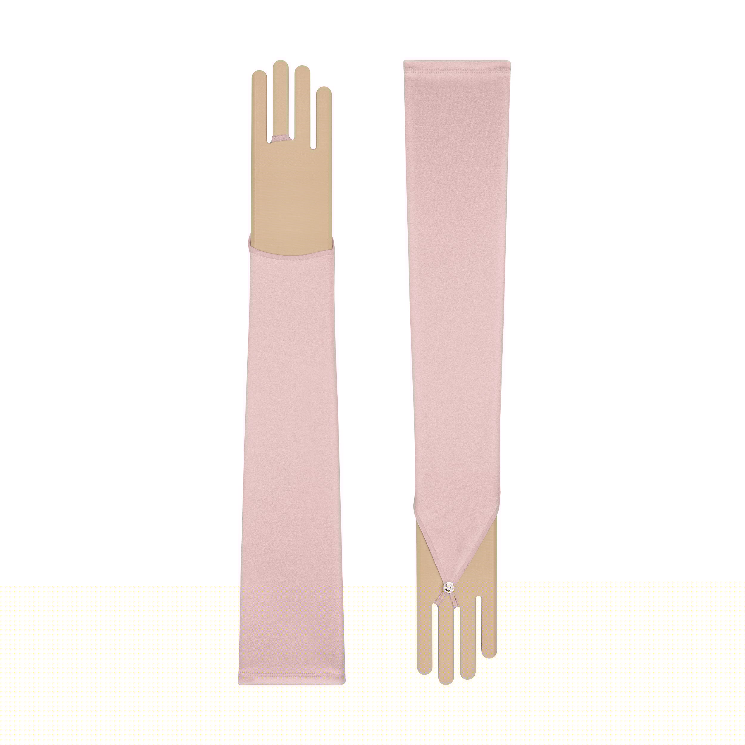 Cecelia | Satin Fingerless Opera Glove