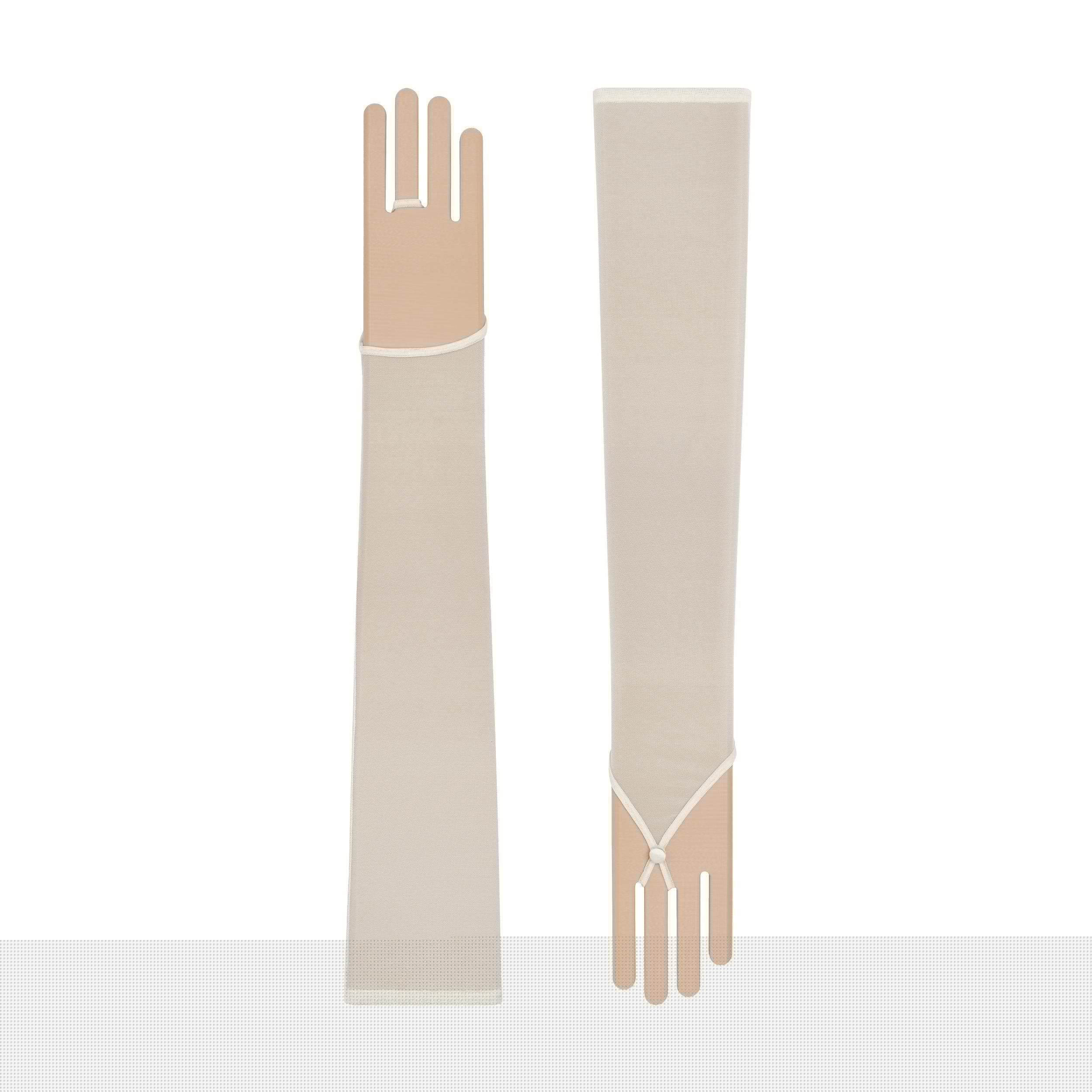 Electra | Tulle Fingerless Glove-Covered Buttons-Cornelia James