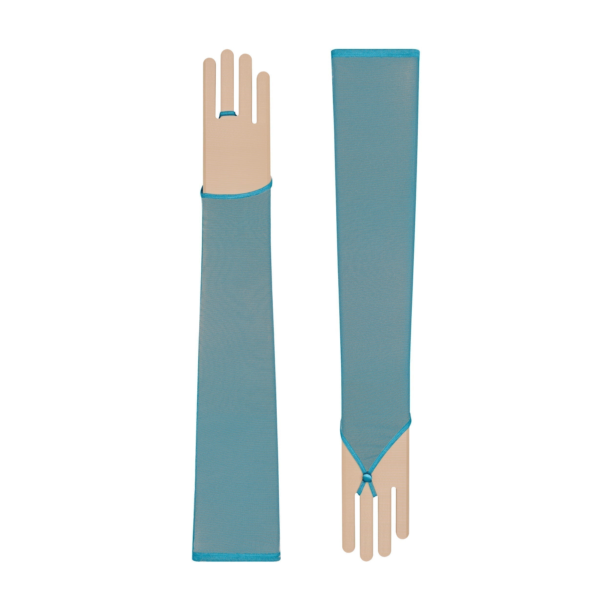 Electra | Tulle Fingerless Glove-Covered Buttons-Cornelia James