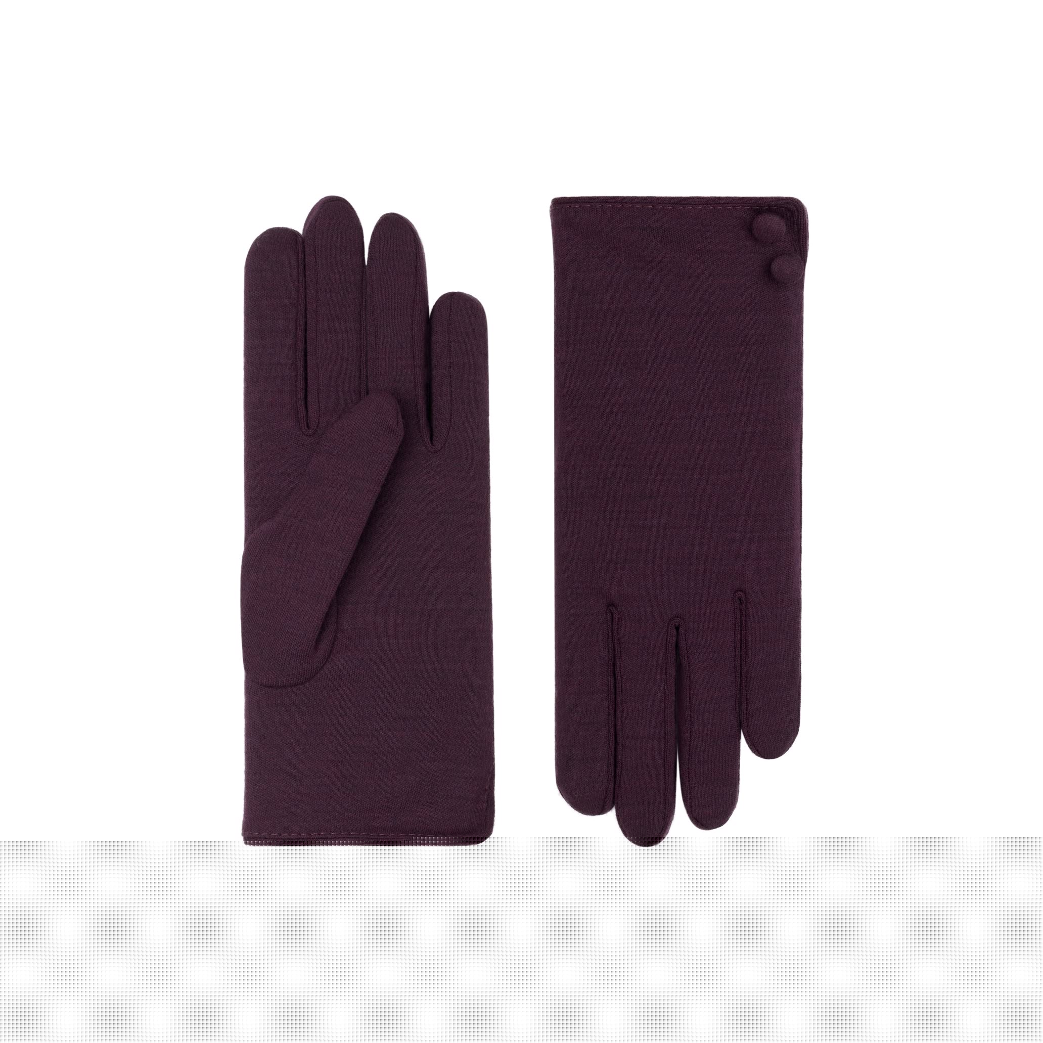 Pandora | Merino Wool Glove-Plum-Cornelia James
