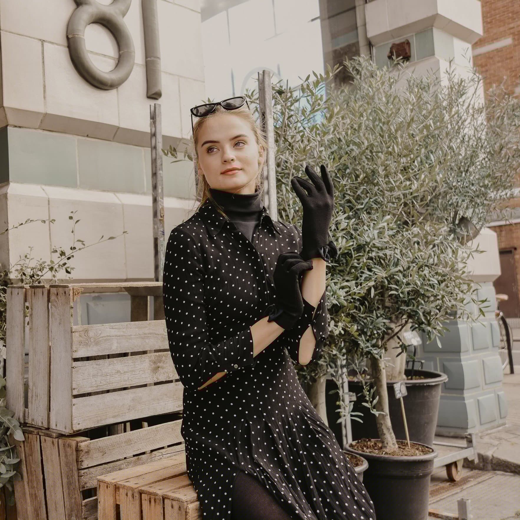 Aimée | Merino Wool Glove-Cornelia James